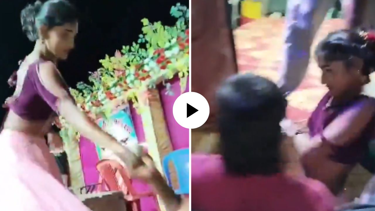 संतापजनक! स्टेजवर डान्स करत असतानात नराधमांनी तरुणीला नेलं ओढत; पुढं जे घडलं पाहून तळपायाची आग मस्तकात जाईल, VIDEO VIRAL