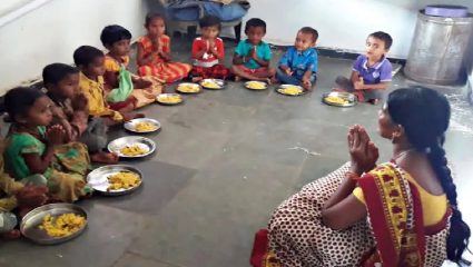 Anganwadi scheme : अंगणवाडीच्या पोषण आहारात बदल; बालकांच्या ताटात आता शाकाहारी पुलाव