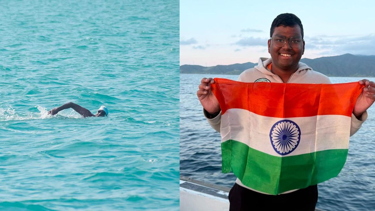 अंशुमन झिंगरन ठरला ‘ओशन्स सेव्हन’ पूर्ण करणारा जगातील सर्वात तरुण पुरुष जलतरणपटू