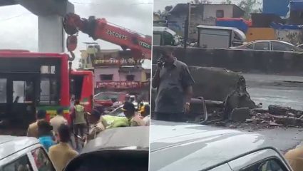 Mumbai BEST Bus Accident: बेस्टला झालयं तरी काय? मानखुर्दमध्ये बेस्ट बसचा भीषण अपघात; ६५ वर्षीय पादचाऱ्याचा मृत्यू, तर ७ जण जखमी