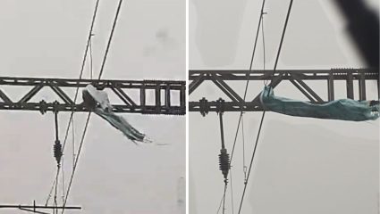 Mumbai Local: दुष्काळात तेरावा महिना! मध्य रेल्वेला पुन्हा अडथळा! ओव्हरहेड वायरच्या बिघाडामुळे मुंबईकडे येणारी लोकल ठप्प