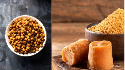 Health Tips: रोज मूठभर खा गूळ-चना; शरीराला मिळतील ‘हे’ जबरदस्त फायदे