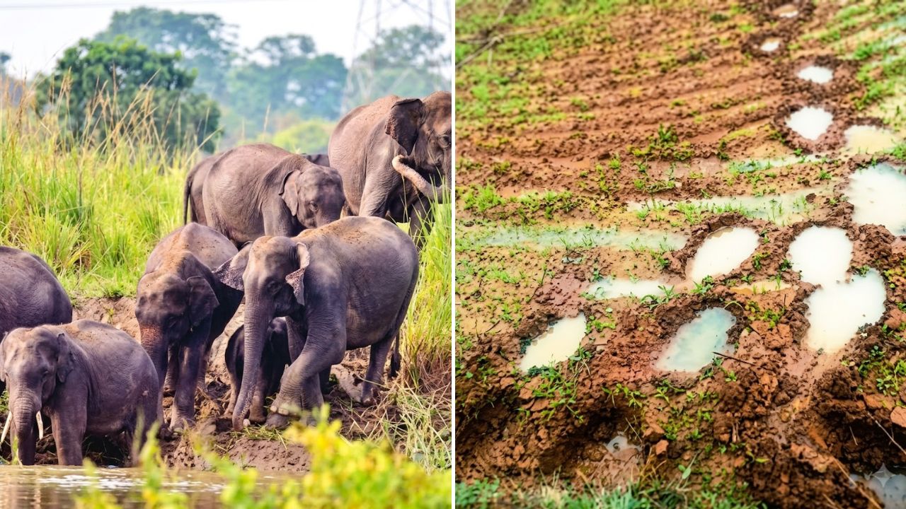 Chandrapur News: 25 दिवसांचा मुक्काम संपला, हत्तींचा कळप गडचिरोलीकडे परतला; परतीच्या वाटेवर शेतांचे नुकसान, एकाचा बळी