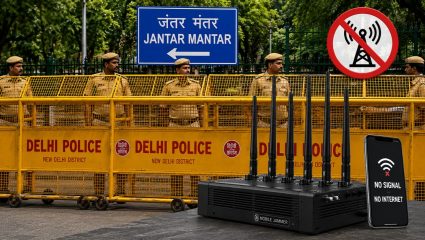 एक डिव्हाइस आणि संपूर्ण नेटवर्क ठप्प! Mobile Jammer म्हणजे नेमकं काय? दिल्ली पोलिसांनी का बंद केले इंटरनेट?