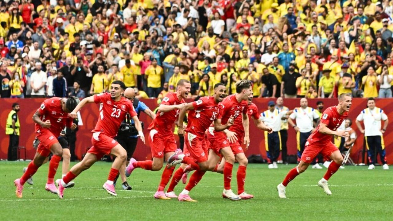 Switzerland beat Colombia: ७२ वर्षांनंतर स्वित्झर्लंडची ऐतिहासिक झेप; पेनल्टी शूटआऊटमध्ये कोलंबियाचा पराभव