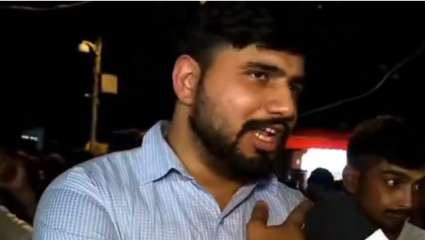 नोकरीचा राजीनामा देत पोलीस अधिकारी पोहोचला जंतर-मंतर; म्हणाला, ‘भावांवर गोळी झाडू शकत नाही’; Video Viral