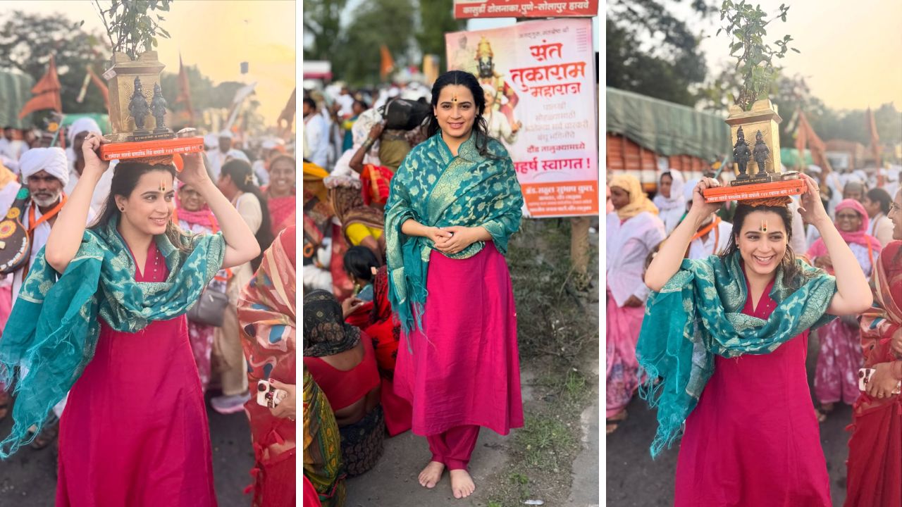 Prajakta Gaikwad : शूटिंगमधून वेळ काढत प्राजक्ता गायकवाडची पंढरीवारी; अभिनेत्रीच्या साधेपणाचं होतंय कौतुक, शेअर केलं सुंदर फोटो