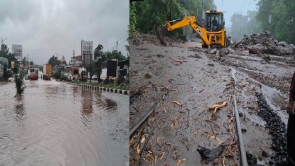 मावळमध्ये मुसळधार पावसाचा कहर, जनजीवन विस्कळीत; महामार्ग व रेल्वे वाहतूक ठप्प
