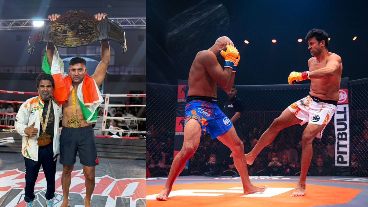 80 सेकंदांत पाकिस्तानचा खेळ खल्लास! संग्राम सिंगने आशियाई MMA किताबावर कोरले नाव