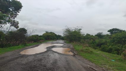Satara News : गुडघाभर खड्डे, पावसाचे पाणी अन् जीवघेणा प्रवास; व्याहाळी-धोम रस्त्याबाबत नागरिकांचा संताप