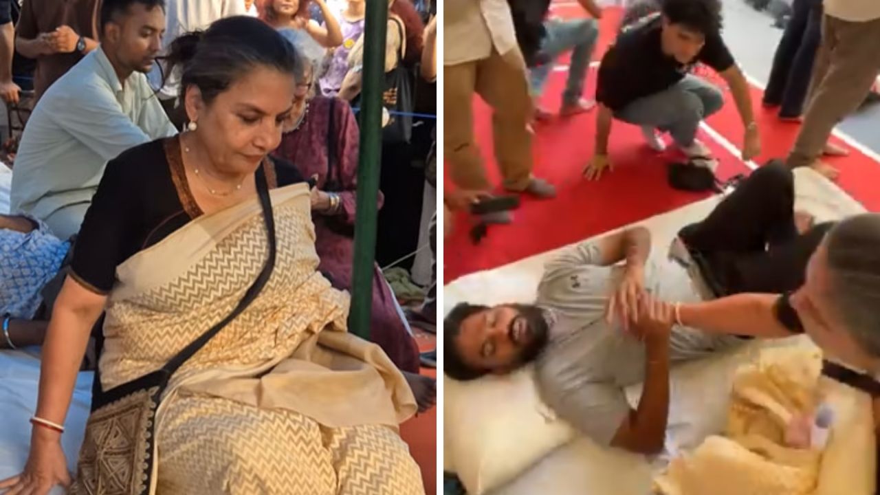 Shabana Azmi: जंतर मंतरवर पोहोचल्या शबाना आझमी, अभिजीत दिपके यांना दिला धीर; विद्यार्थ्यांशी साधला भावनिक संवाद