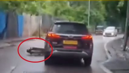 Hit and Run Video: ‘हिट अँड रन’चा धक्कादायक प्रकार; काशीमीरा पोलिसांनी चालकाला वाहनासह घेतले ताब्यात