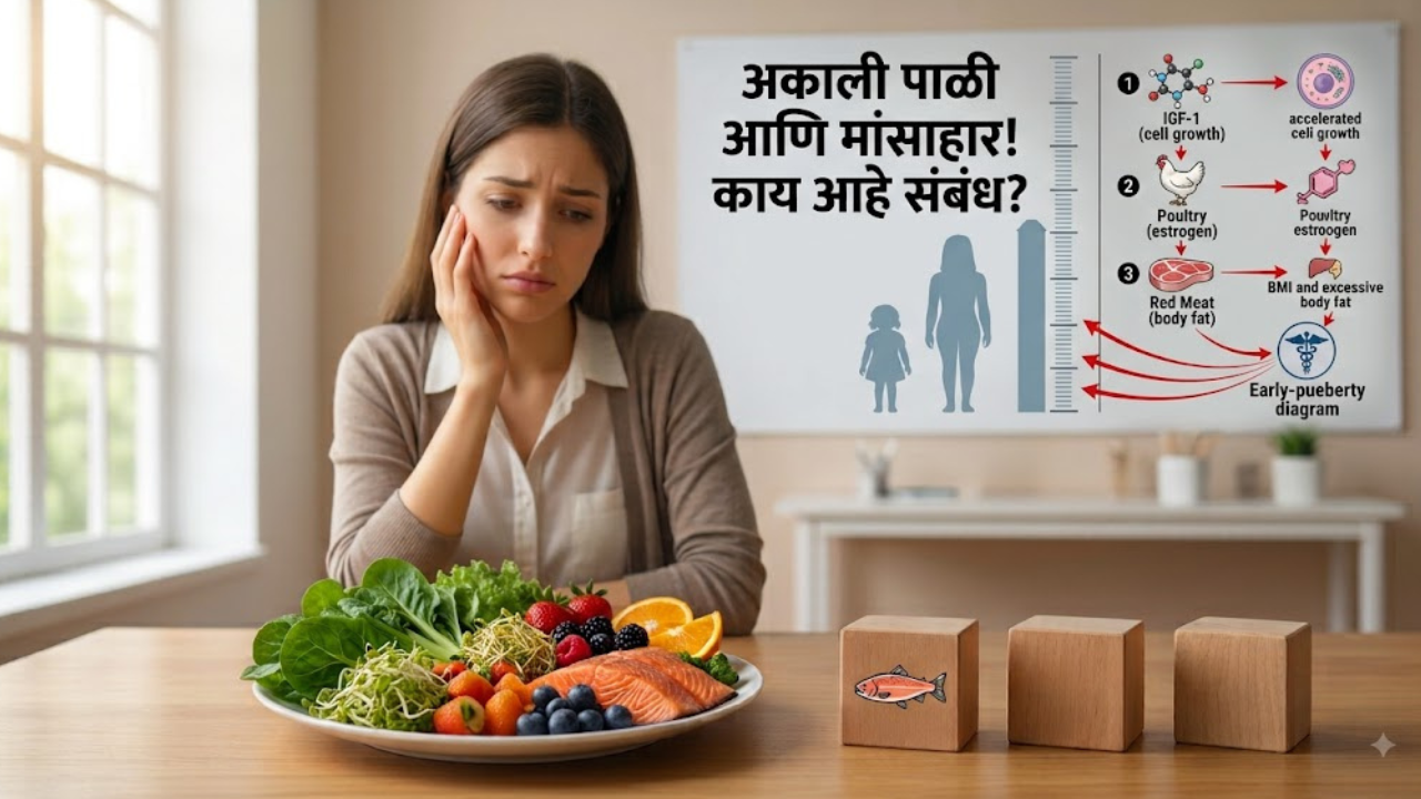 पालकांनो सावधान! मुलींमध्ये कमी वयात पाळी येण्यामागे ‘हे’ आहे मुख्य कारण! जाणून घ्या मांसाहार आणि हार्मोन्सचा संबंध