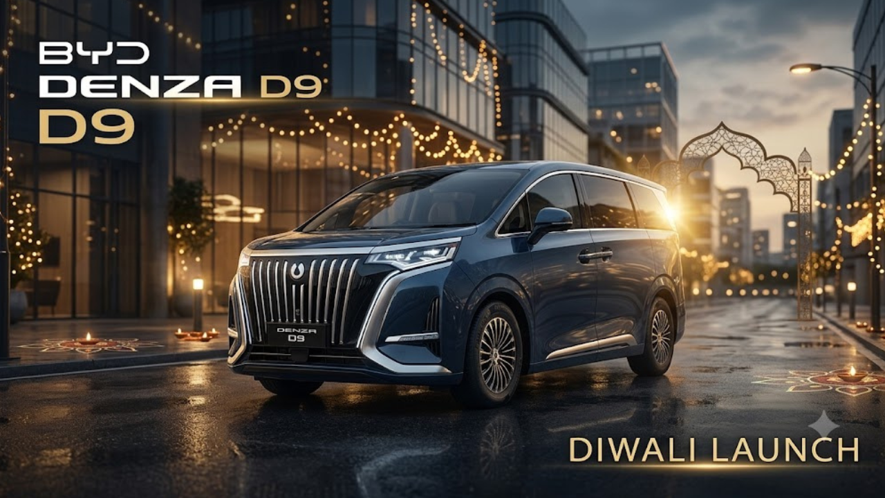 BYD ची नवी लक्झरी ई-कार!  टोयोटा वेलफायरला टक्कर देण्यासाठी BYD ची लक्झरी MPV ‘Denza D9’ यंदाच्या दिवाळीत भारतात होणार लाँच