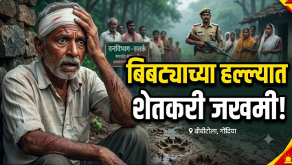 Gondiya News: बिबट्याच्या हल्ल्यात शेतकरी जखमी! बिबिटोलातील घटना नागरिकांमध्ये भीतीचे वातावरण, वनविभागाने लावला पिंजरा