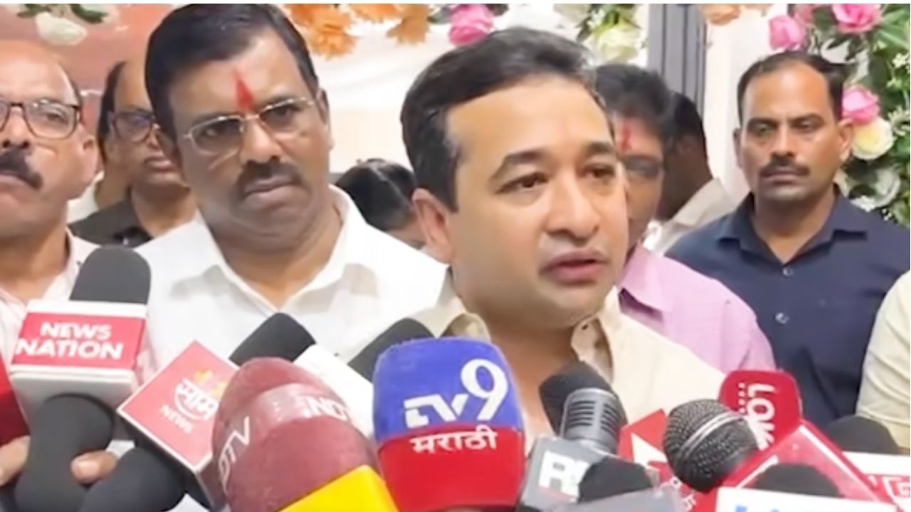 NITESH RANE: संजय राऊतांवर नितेश राणेंचा हल्लाबोल; अमित शाहांवर टीका करण्याची ‘लायकी नाही’