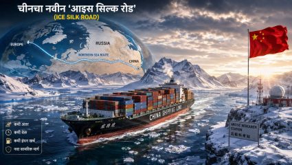 China Ice Silk Road : आर्क्टिकमधून चीनचा नवा सागरी मार्ग; अमेरिकेसोबत तणाव वाढण्याची शक्यता