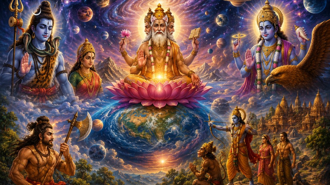 Brahmanda Purana: ब्रह्मांडाच्या निर्मितीपासून देवी ललितेच्या भंडासुर वधापर्यंत; जाणून घ्या पुराणातील प्रमुख कथा