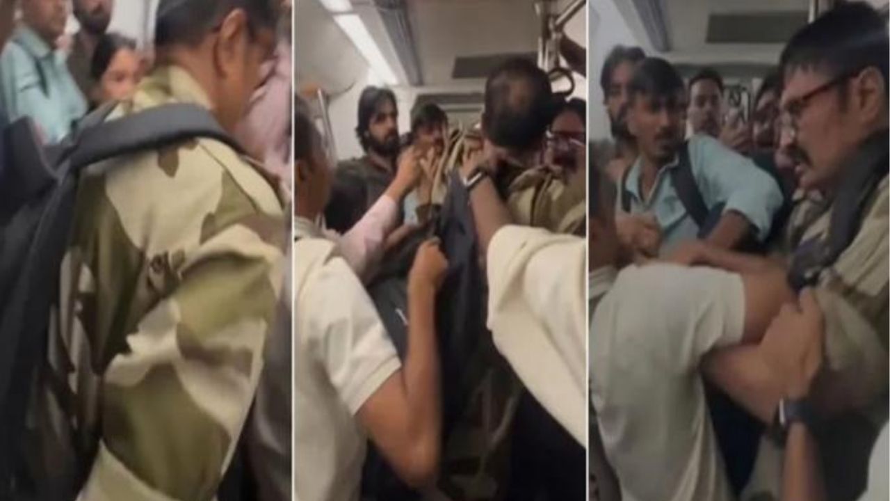 ‘त्या’ फोटोमुळे CISF जवानावर कारवाई! मेट्रोतील प्रकाराने उडाली खळबळ, Video Viral