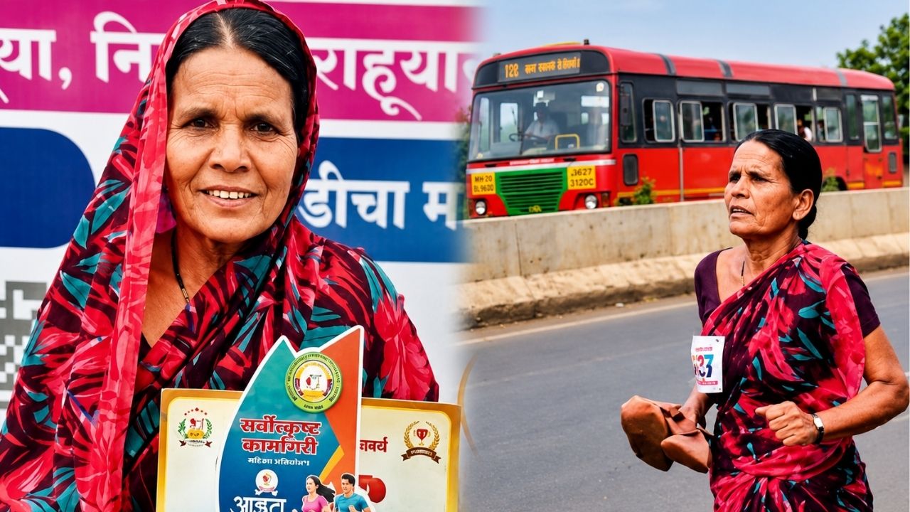 Beed Marethon Viral Video:  लेकीच्या स्वप्नासाठी आईची अनवाणी झेप! पायात बूट नव्हते, पण मॅरेथॉन जिंकण्याचा जिद्दीचा विक्रम