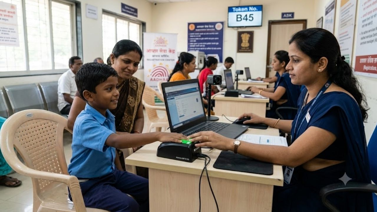 Child Aadhaar Update: ५ आणि १५ वर्षांच्या मुलांचे बायोमेट्रिक अपडेट करा; ठाणे जिल्हा परिषदेकडून सूचना