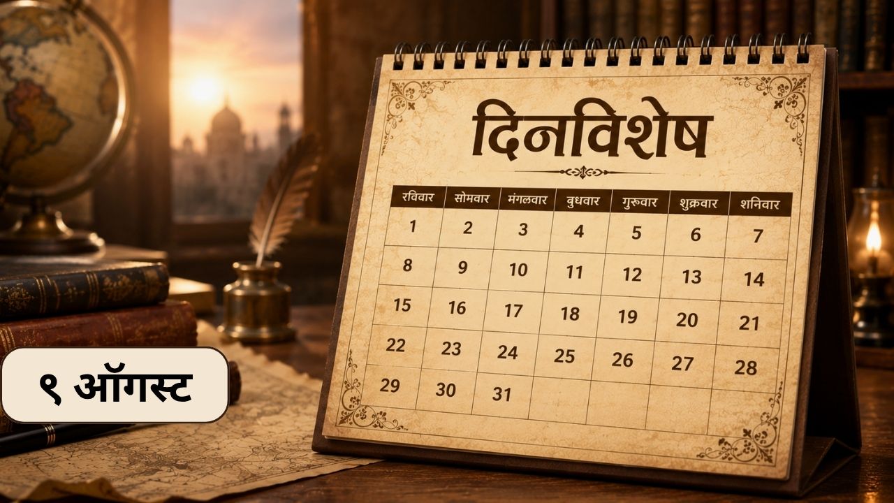 August 9 History: आज कांती दिवस; जाणून घ्या ९ ऑगस्टचा इतिहास..
