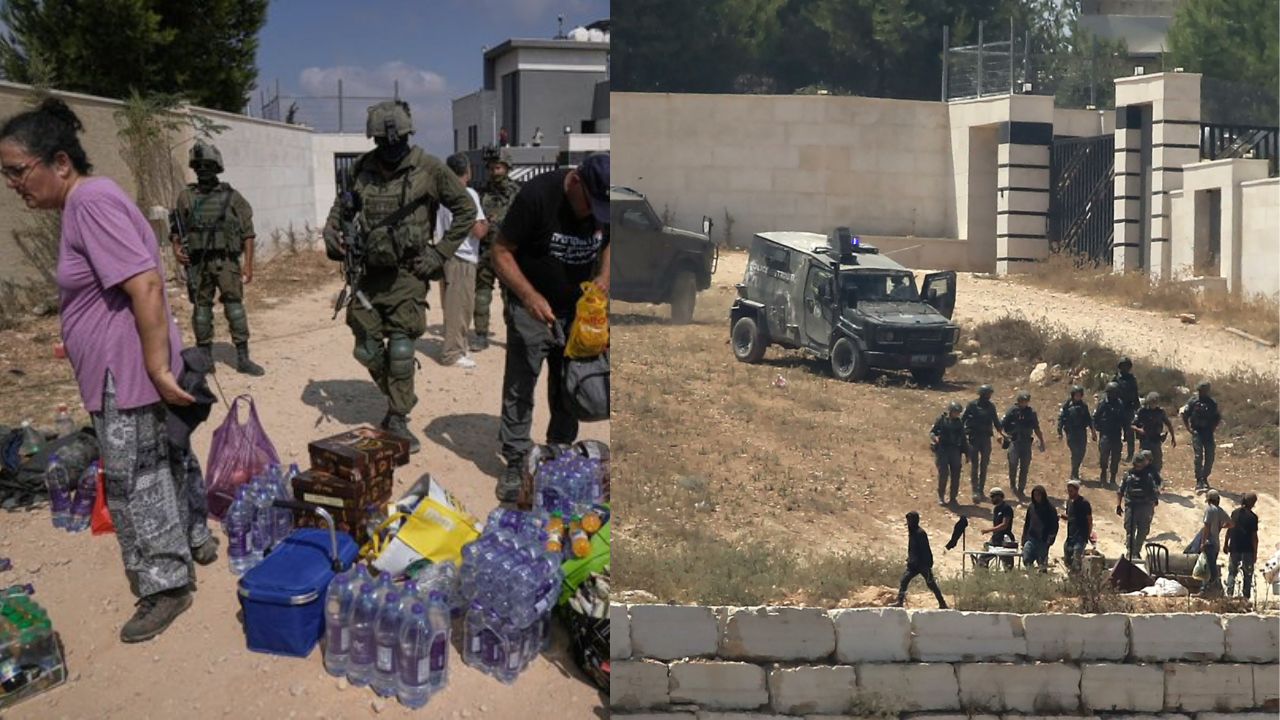 Israel-Palestine News : कुसरा गावाला इस्रायली वसाहतवाद्यांचा वेढा; आठवडाभरापासून पॅलेस्टिनी कुटुंबे घरातच अडकली