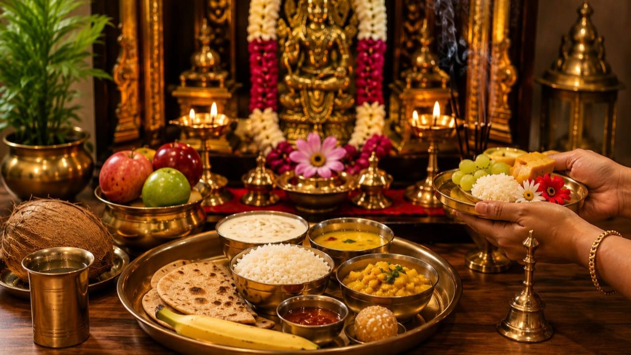 Hindu Puja Naivedya: रोज देवाला नैवेद्य दाखवलेच पाहिजे का? काय सांगतं धर्मशास्त्र