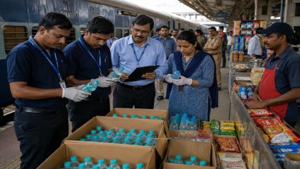 IRCTC Food: रेल्वे प्रवाशांसाठी महत्त्वाची बातमी! IRCTCची देशभर धडक कारवाई; हजारो अनधिकृत पाण्याच्या बाटल्या, खाद्यपदार्थ जप्त