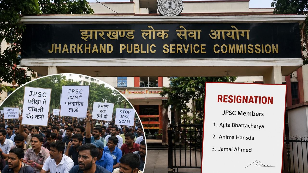 Jharkhand JPSC : परीक्षेच्या वादात मोठी खळबळ; JPSC च्या तीन सदस्यांचा राजीनामा