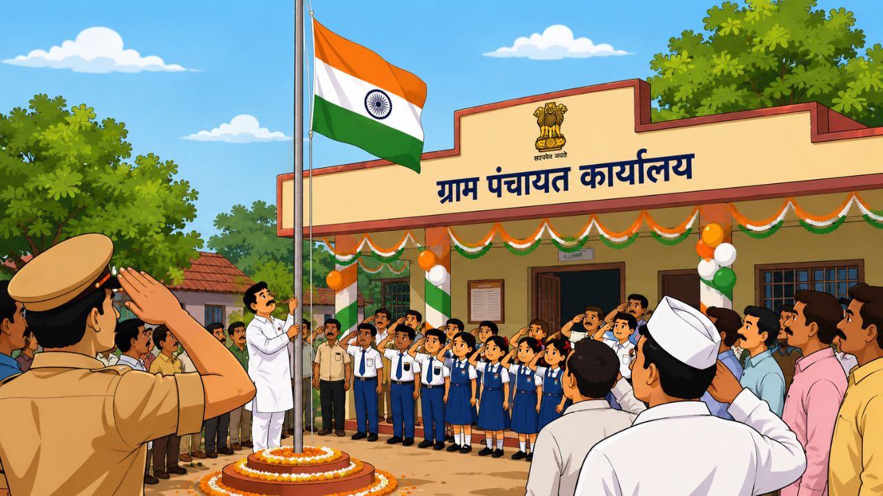 Raigad News: स्वातंत्र्यदिनाच्या दिवशी राष्ट्रध्वज उलटा फडकवला; ग्रामविकास अधिकाऱ्याविरोधात पोलिसांत तक्रार, कारवाईची मागणी