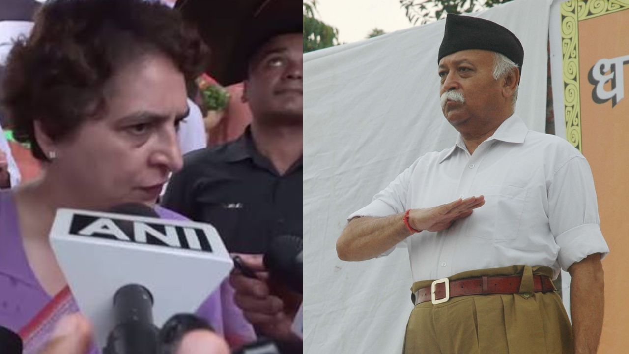 Priyanka Gandhi Criticized Mohan Bhagwat: जेन-झी ला तुमच्या प्रमाणपत्राची गरज नाही; प्रियांका गांधींचा मोहन भागवतांवर निशाणा