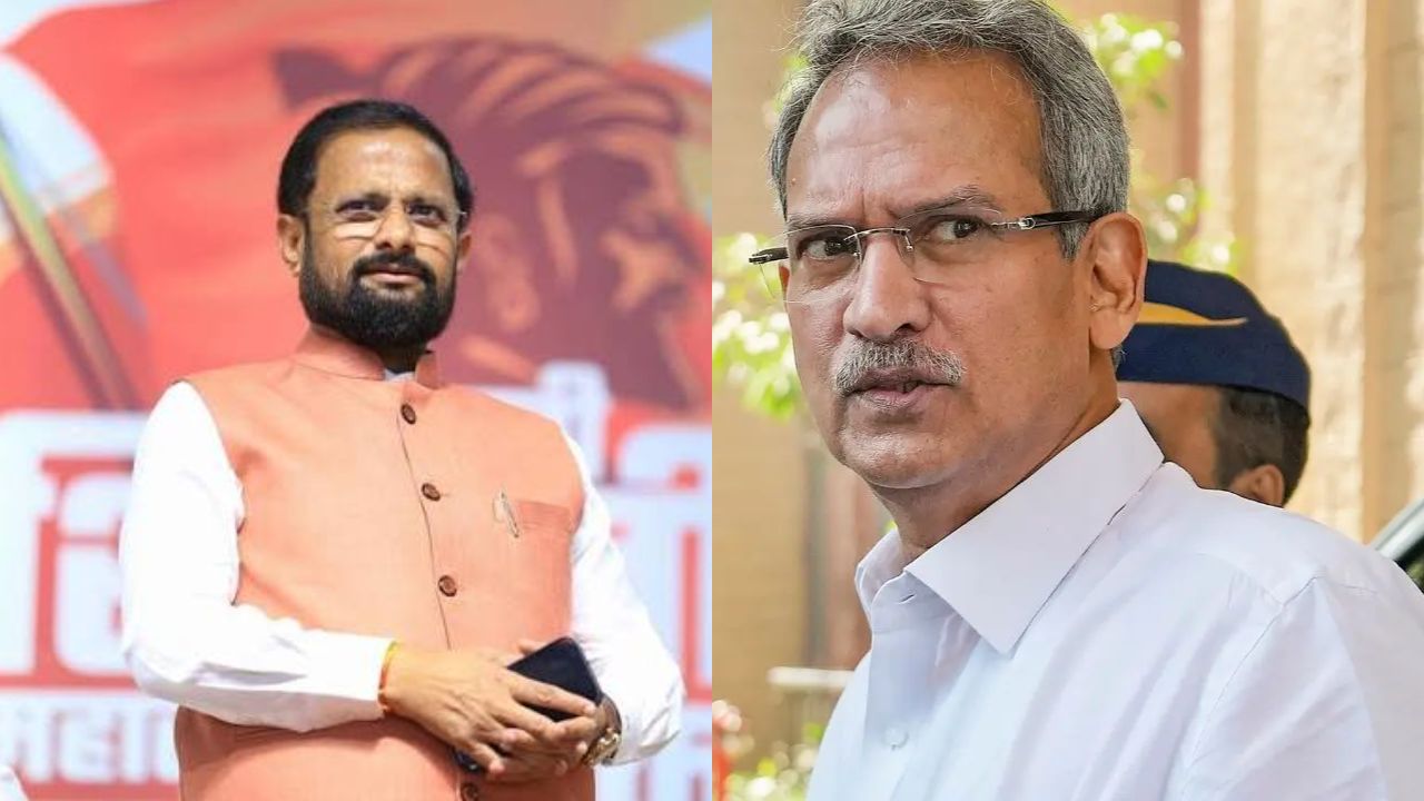 Anil Desai Fights With Naresh Mhaske: अनिल देसाई थेट म्हस्केंच्या अंगावर धावले;  ठाकरे-शिंदे गटात हायव्होल्टेज ड्रामा 