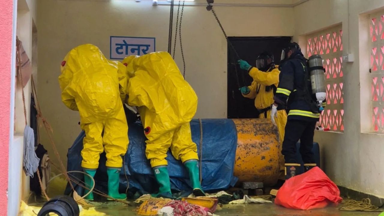 Nagpur  Gas Leak:  गोधनी जलशुद्धीकरण प्रकल्पातील गॅस गळतीचा व्हिडीओ व्हायरल