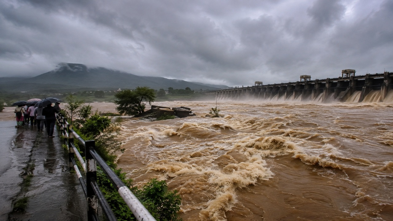 Maharashtra Rain Update: महाराष्ट्रात मुसळधार पावसाचा कहर; ‘या’ जिल्ह्याला रेड अलर्ट, तर मुंबई-ठाण्याला यलो अलर्टचा इशारा