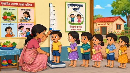 Chandrapur News: चंद्रपुरातील बालकांच्या पोषणस्थितीचा धक्कादायक अहवाल; 1,749 बालके कुपोषणाच्या विळख्यात