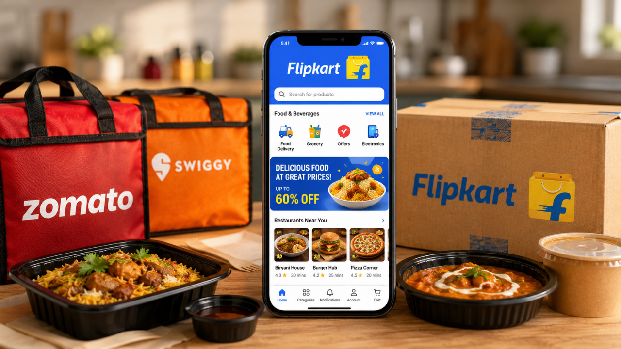 Zomato Swiggy vs Flipkart: आता फ्लिपकार्टवर ऑर्डर करा तुमचं आवडतं जेवण! झोमॅटो अन् स्विगीपेक्षा मिळतील भारी डिस्काउंट्स?