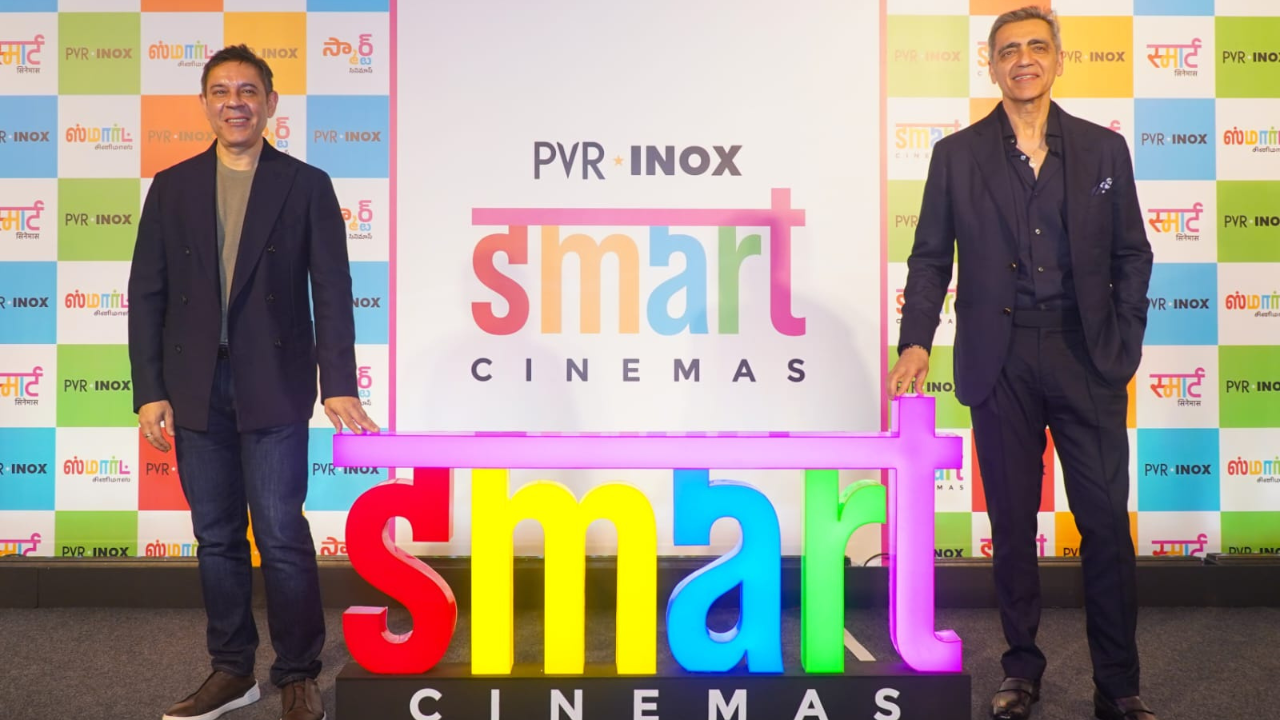 PVR INOX Smart Cinema : पीव्हीआर आयनॉक्सचा मोठा निर्णय! चित्रपटसृष्टीची नवी सुरुवात, लहान शहरांसाठी लाँच केले ‘स्मार्ट सिनेमा’