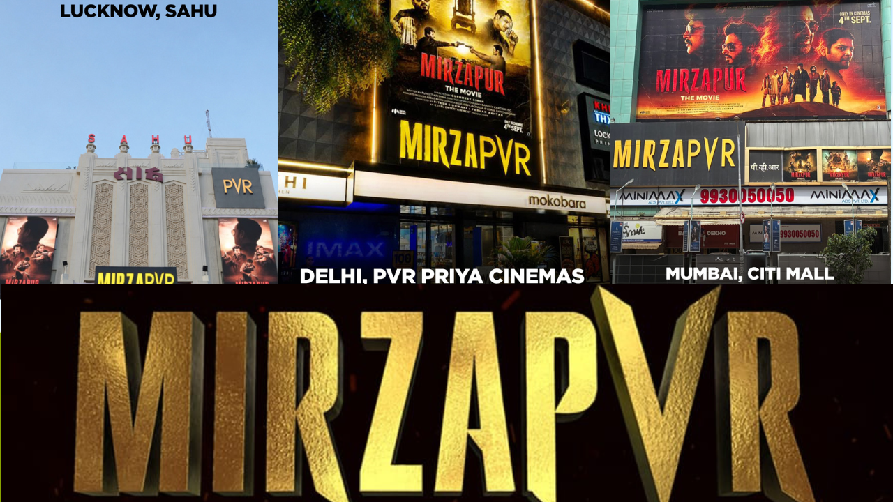 Mirzapur The Movie Release : ‘मिर्झापूर’चा भौकाल आता थेट थिएटरमध्ये! PVR INOX बनणार ‘मिर्झाPVR’;  चाहत्यांसाठी खास सरप्राइज
