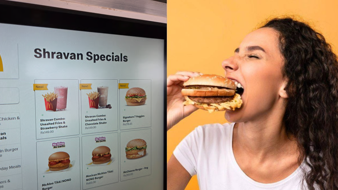 Fasting Special Burger Mc D : सांगताय काय?  McDonald’s ने आणला उपवासवाला बर्गर… नेमका बनलाय कशापासून?
