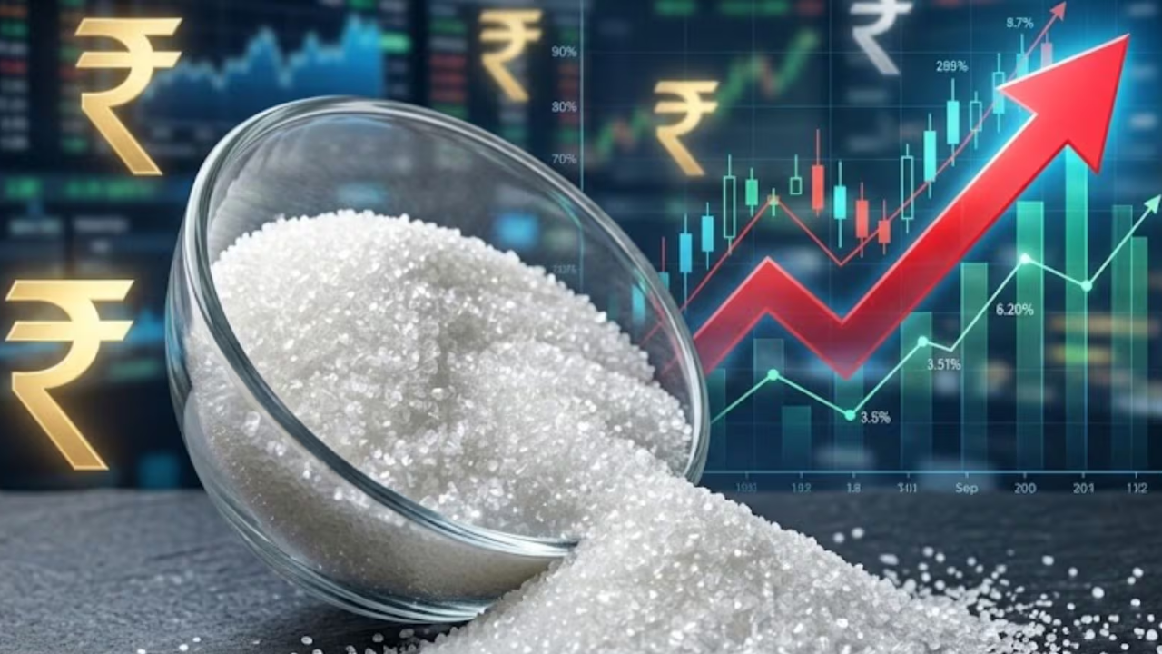 Sugar Stocks Price : साखरेने खाल्ला भाव… बाजारात दर वाढताच शेअर मार्केटमध्येही धुमाकूळ! शुगर शेअर्समध्ये तुफान तेजी
