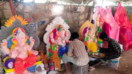 Ganesh Idol Price Hike : गणेशोत्सवाला महागाईची झळ! बाप्पाच्या मूर्तींचे दर कडाडले, तब्बल 30 टक्क्यांची वाढ