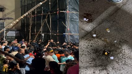 Ganeshotsav 2026: अरे चाललंय तरी काय? बाप्पाच्या आगमन मिरवणुकीवर इमारतीतून अंडी फेकली? माझगावमध्ये दोन गटांत बाचाबाची
