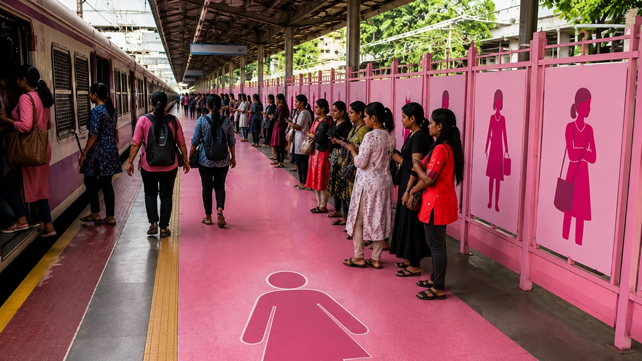 Mumbai Local मध्ये महिलांसाठी महत्त्वाचा निर्णय! महिलांचा डबा ओळखणे होणार सोपे; ‘पिंक स्टॉपिंग पॉइंट’चा प्रस्ताव