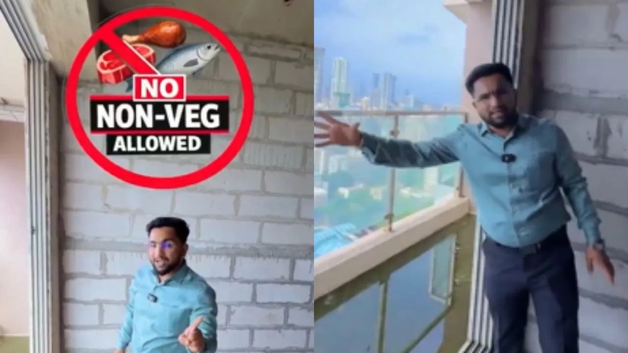 Mumbai News: अरे देवा! नॉनव्हेज खात असाल तर घर मिळणार नाही…; इस्टेट एजंटच्या व्हायरल व्हिडीओने मुंबईत नवा वाद, कारवाईची मागणी
