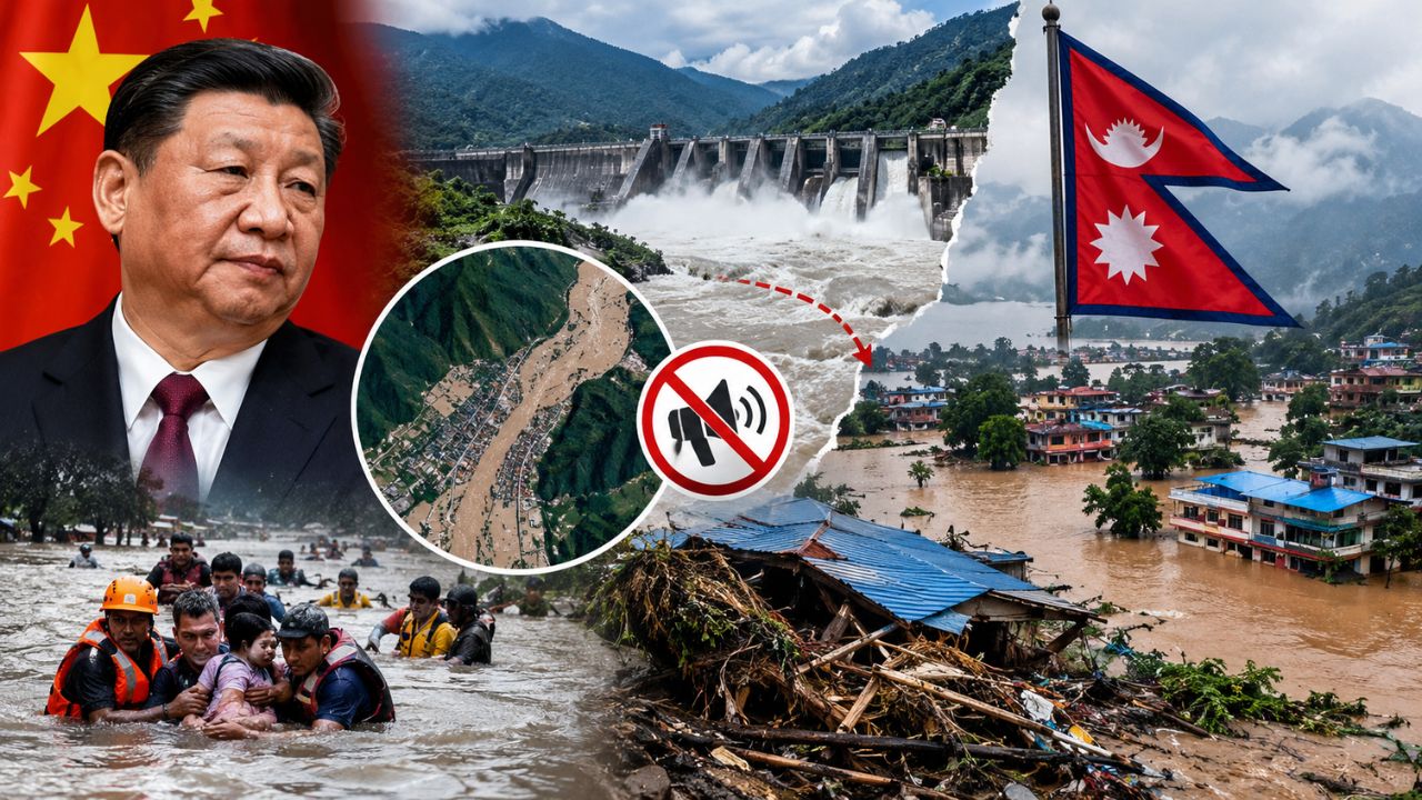 Nepal Flood : नेपाळमधील महापूर हे चीनचे कुटील कारस्थान? विनाशाच्या उंबरठ्यावर उभा असलेला रसुवा जिल्हा दयनीय स्थितीत