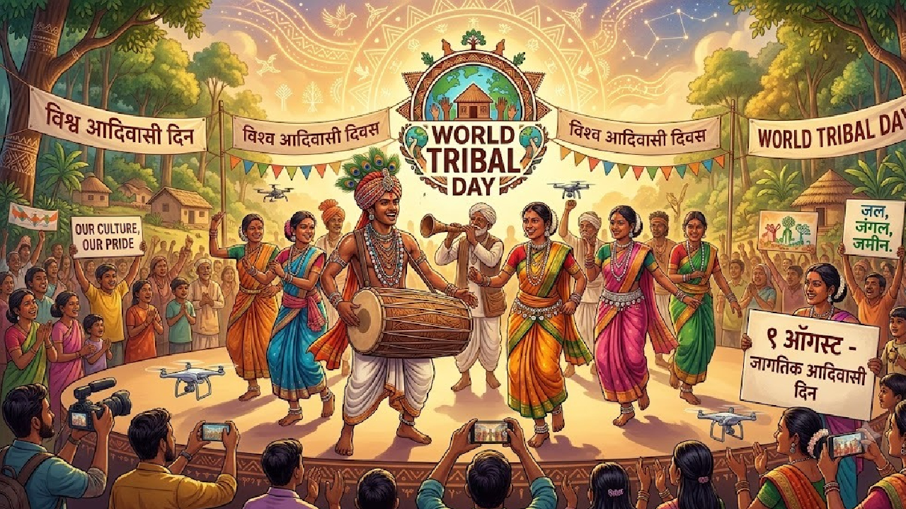 World Tribal Day 2026: ‘ट्रेडिंग रील्स’ ते ‘सांस्कृतिक वारसा’! नव्या पिढीसमोर कशी येतेय आदिवासी लोककला?