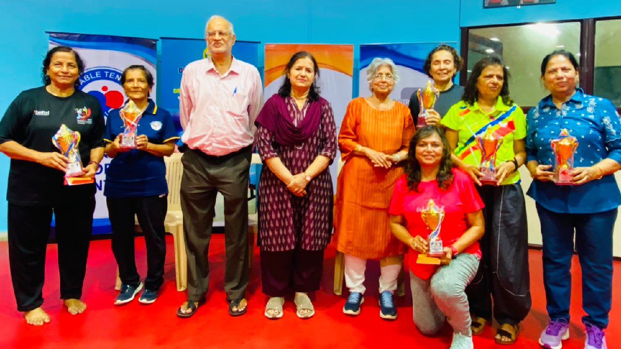 Sports News: पुण्यनगरीत टेबल टेनिसचा महासंग्राम! ज्येष्ठ खेळाडूंच्या जबरदस्त खेळाने जिंकली प्रेक्षकांची मनं