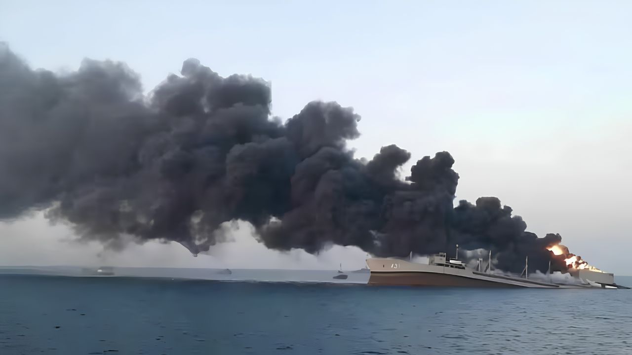 Strait Of Hormuz : होर्मुझच्या सामुद्रधुनीजवळ व्यापारी जहाजावर हल्ला; इंजिन रूम आगीच्या भक्ष्यस्थानी, रेडिओ संदेशाने जगभरात खळबळ