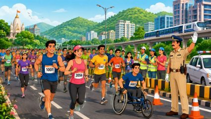 Raigad News: पनवेलमध्ये देशातील पहिली ‘खारघर हिल महापौर मॅरेथॉन’; ७ हजारांहून अधिक धावपटू सहभागी होणार!